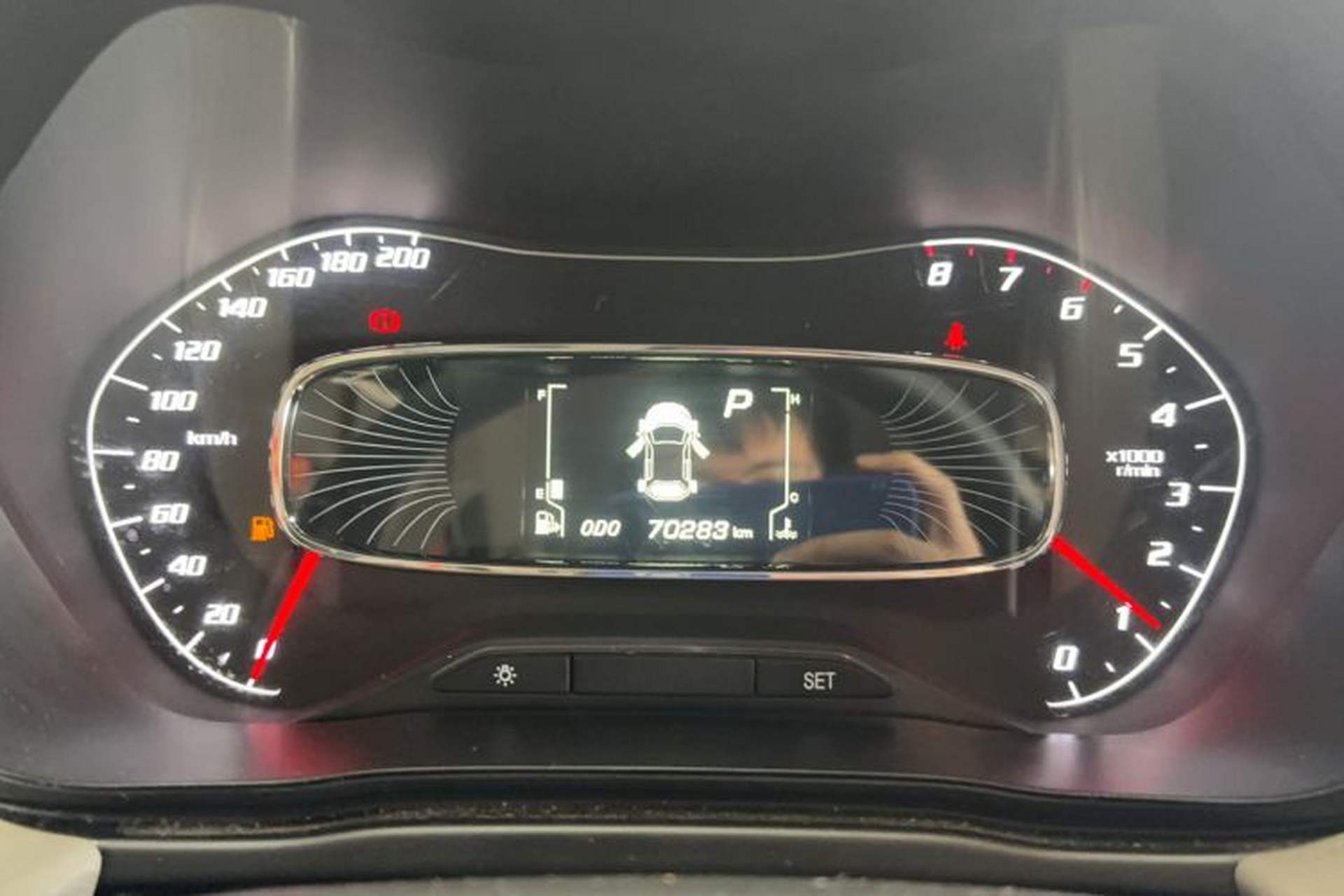 Used Baojun 510 2021 1.5L CVT Enjoy Edition Odometer Close Up