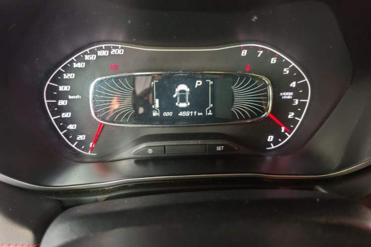 Used Baojun 510 2021 1.5L CVT Enjoyment Model Odometer Close Up
