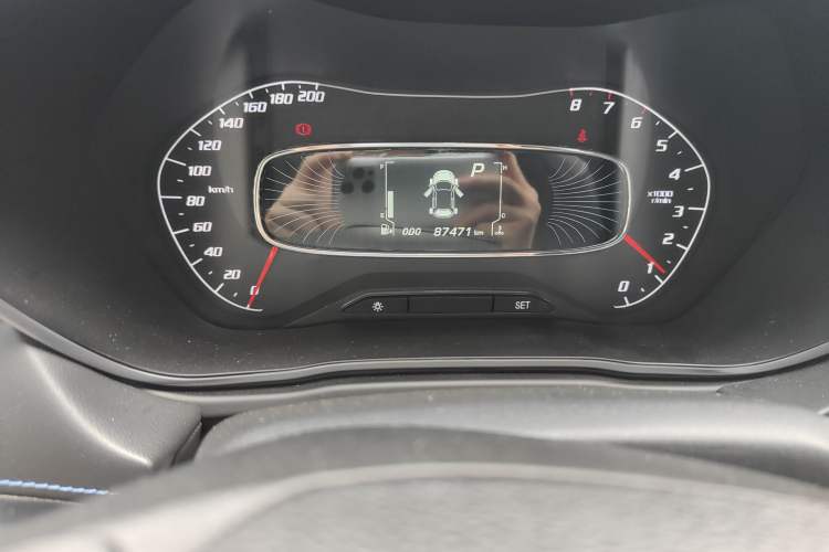 Used Baojun 510 2021 1.5L CVT Enjoyment Model Odometer Close Up