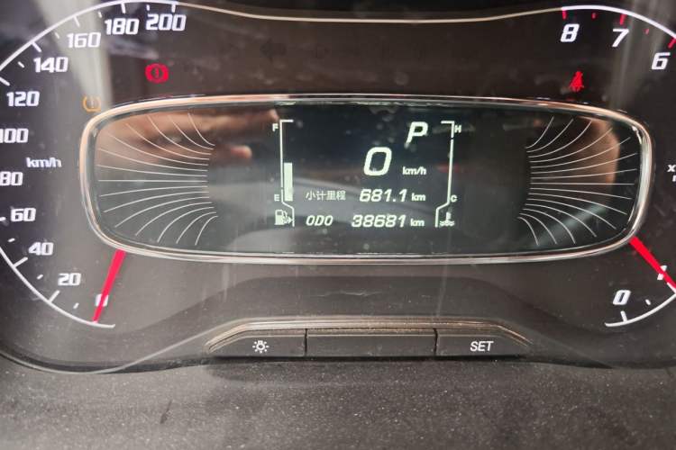 Used Baojun 510 2021 1.5L CVT Enjoy Edition Odometer Close Up