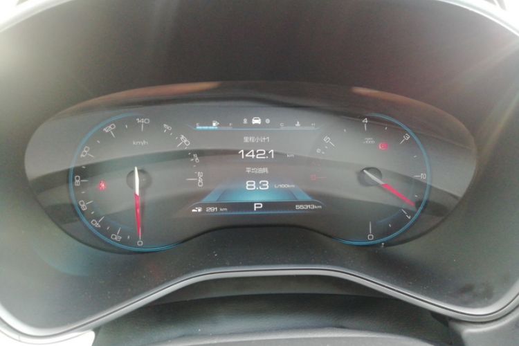 Used Baojun 530 2018 1.5T DCT Flagship Version China V Emission Standard Odometer Close Up