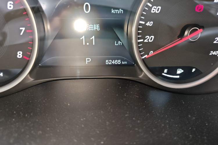 Used Baojun 530 2018 1.5T DCT Flagship Version China V Emission Standard Odometer Close Up