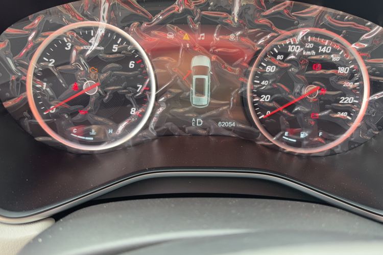 Used Baojun 530 2018 1.5T DCT Flagship Version China V Emission Standard Odometer Close Up