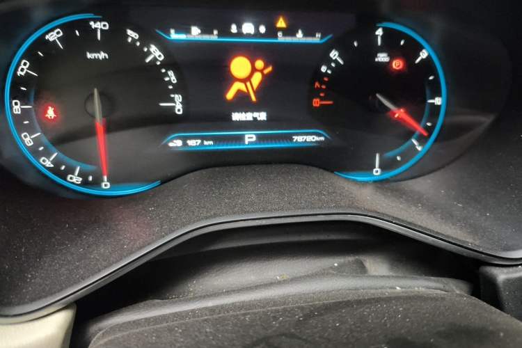 Used Baojun 530 2018 1.5T DCT Flagship Version China V Emission Standard Odometer Close Up