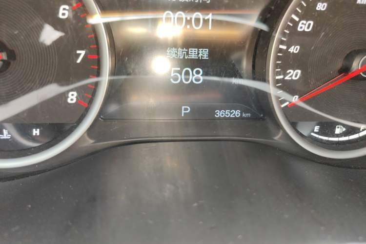 Used Baojun 530 2018 1.5T DCT Flagship Version China V Emission Standard Odometer Close Up