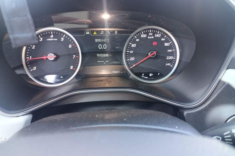 Used Baojun 530 2018 1.5T DCT Flagship Version China V Emission Standard Odometer Close Up