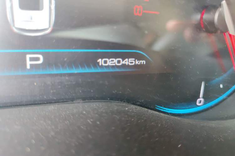 Used Baojun 530 2018 1.5T DCT Flagship Version China V Emission Standard Odometer Close Up