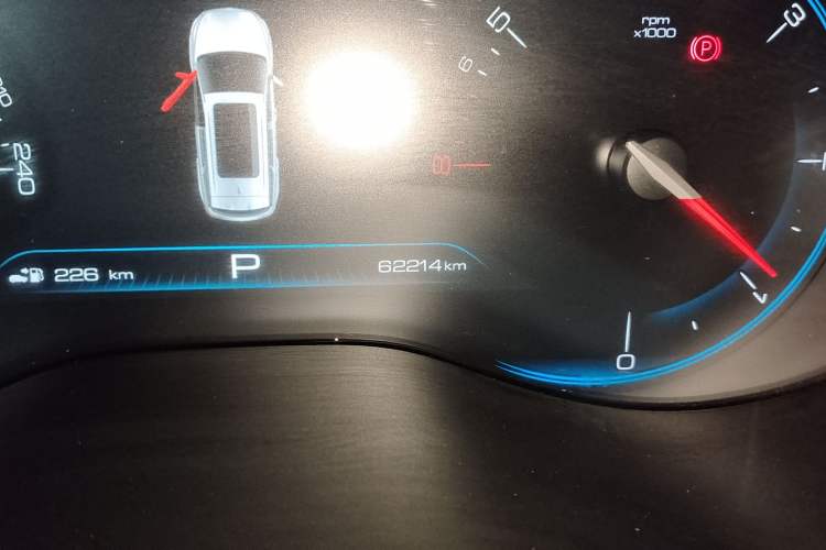 Used Baojun 530 2019 1.5T CVT Prestige Version National V Odometer Close Up