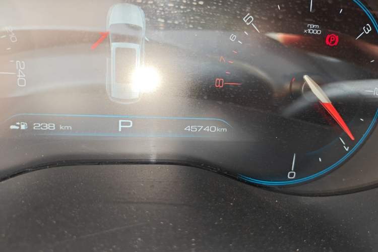Used Baojun 530 2019 1.5T CVT Prestige Version National V Odometer Close Up