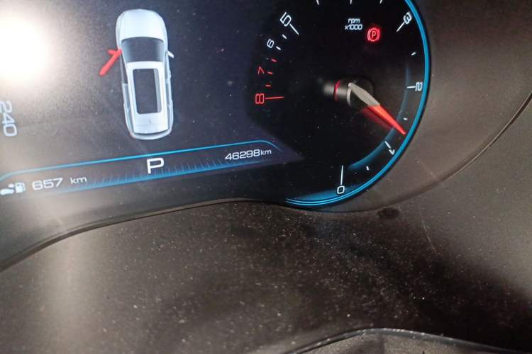 Used Baojun 530 2019 1.5T CVT Prestige Version National V Odometer Close Up