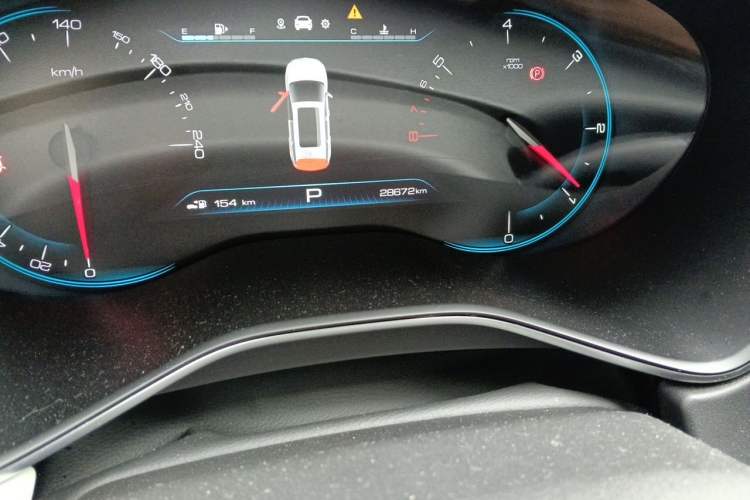 Used Baojun 530 2019 1.5T CVT Prestige Version National V Odometer Close Up