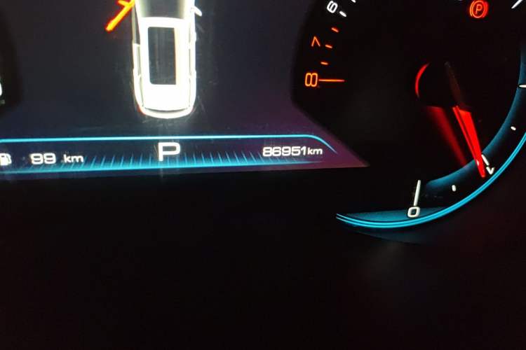 Used Baojun 530 2019 1.5T CVT Prestige Version National V Odometer Close Up