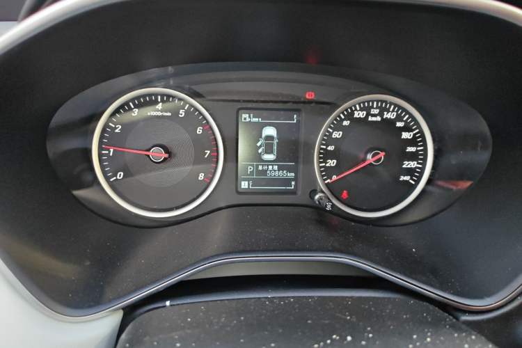 Used Baojun 530 2019 1.5T CVT Luxury Model China V Odometer Close Up