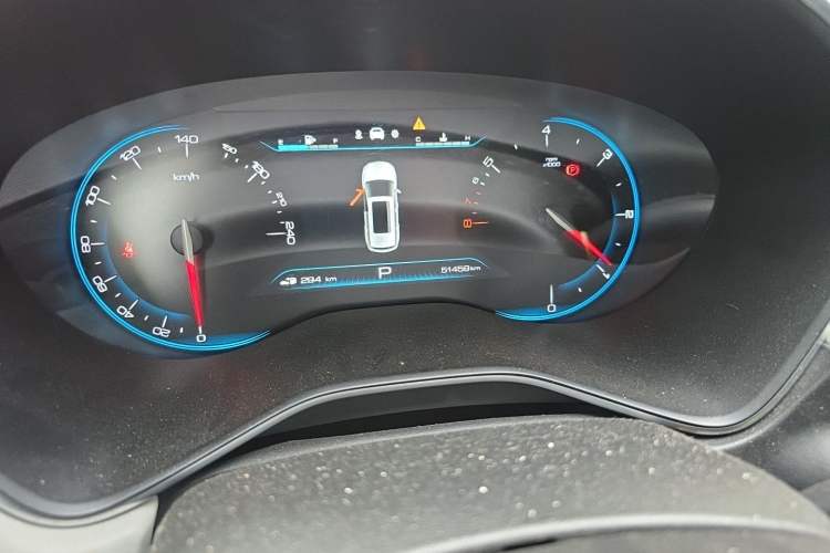Used Baojun 530 2019 1.5T CVT Prestige Version China VI Odometer Close Up