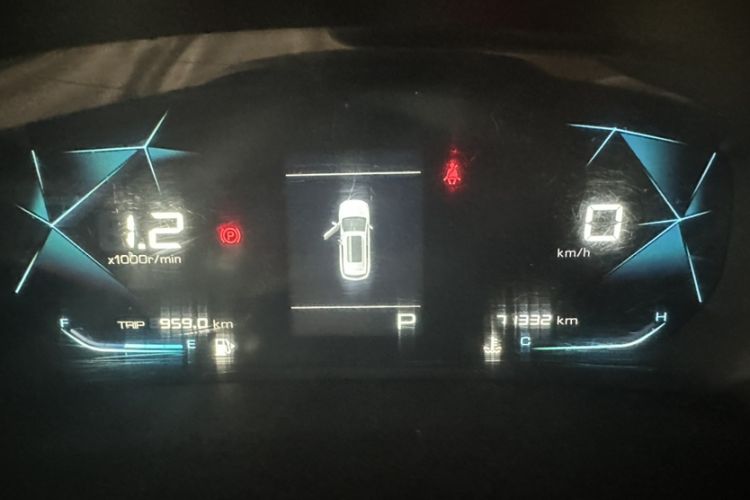 Used Baojun 530 2020 1.5T CVT Prestige Connected Version 5 Seats Odometer Close Up