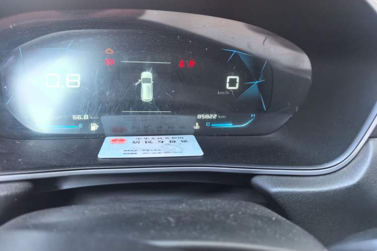 Used Baojun 530 2020 1.5T Manual Luxury Version 7 Seats Odometer Close Up