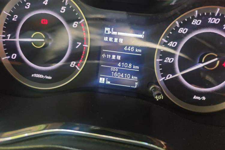 Used Baojun 560 2015 1.8L Manual Elite Edition Odometer Close Up