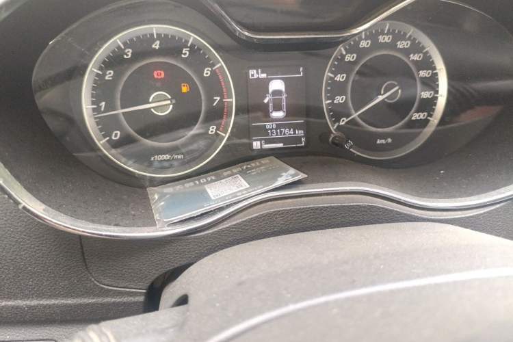Used Baojun 560 2015 1.8L Manual Elite Edition Odometer Close Up