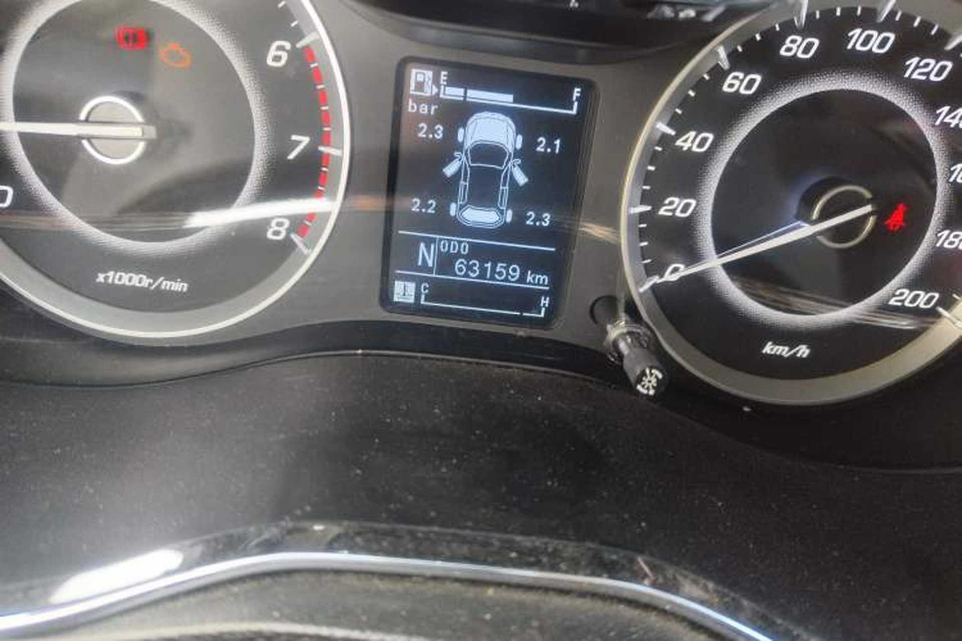 Used Baojun 560 2016 1.8L iAMT Luxury Model Odometer Close Up