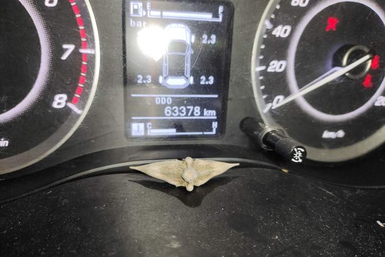 Used Baojun 560 2016 1.5T Manual Luxury Model Odometer Close Up