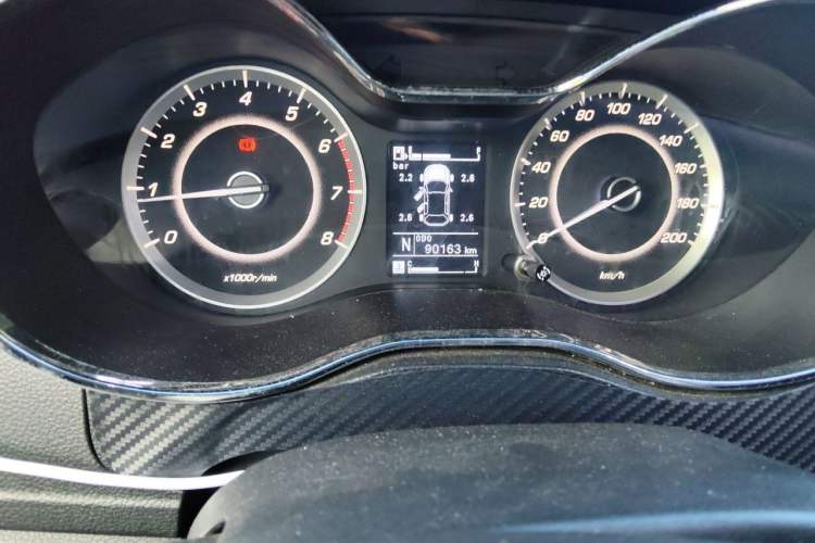 Used Baojun 560 2016 1.8L iAMT Elite Edition Odometer Close Up