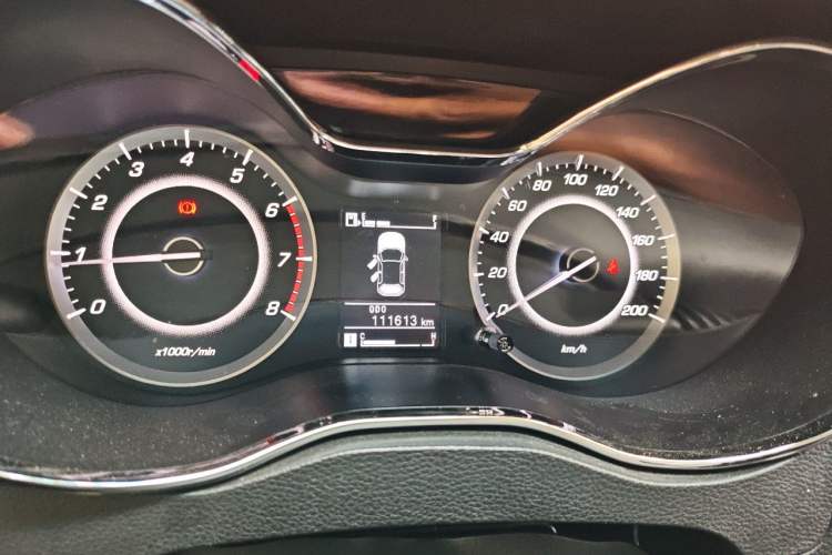 Used Baojun 560 2016 1.5T Manual Elite Edition Odometer Close Up