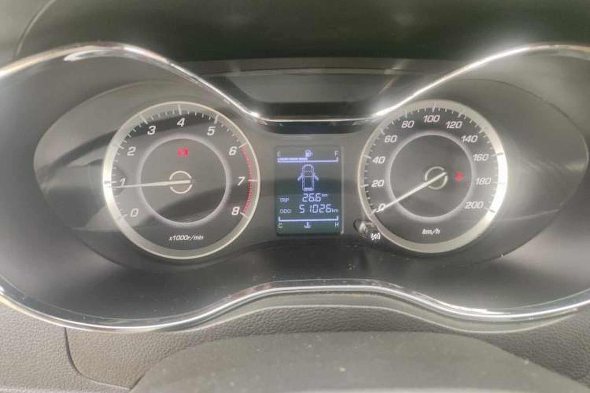 Used Baojun 560 2016 1.8L Manual Comfort Edition Odometer Close Up