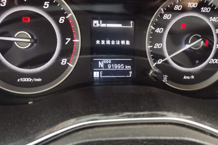 Used Baojun 560 2016 1.8L iAMT Luxury Model Odometer Close Up
