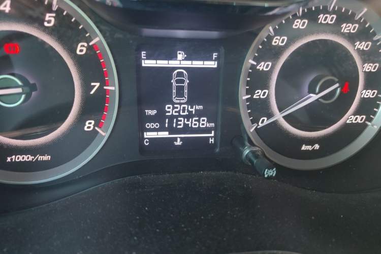 Used Baojun 560 2016 1.8L Manual Comfort Edition Odometer Close Up
