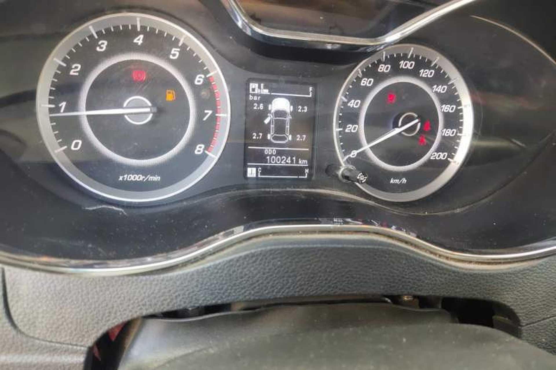 Used Baojun 560 2016 1.5T Manual Luxury Model Odometer Close Up