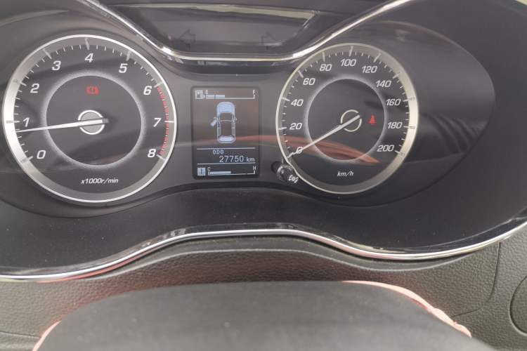 Used Baojun 560 2016 1.8L Manual Elite Edition Odometer Close Up
