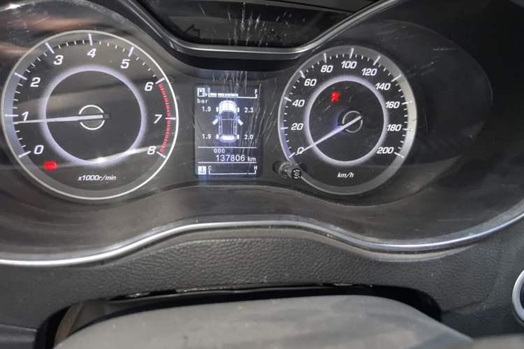 Used Baojun 560 2017 Rhythmic Edition 1.5T Manual Premium Model Odometer Close Up