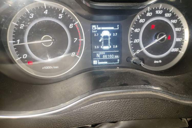 Used Baojun 560 2017 Rhythmic Edition 1.8L iAMT Prestige Model Odometer Close Up