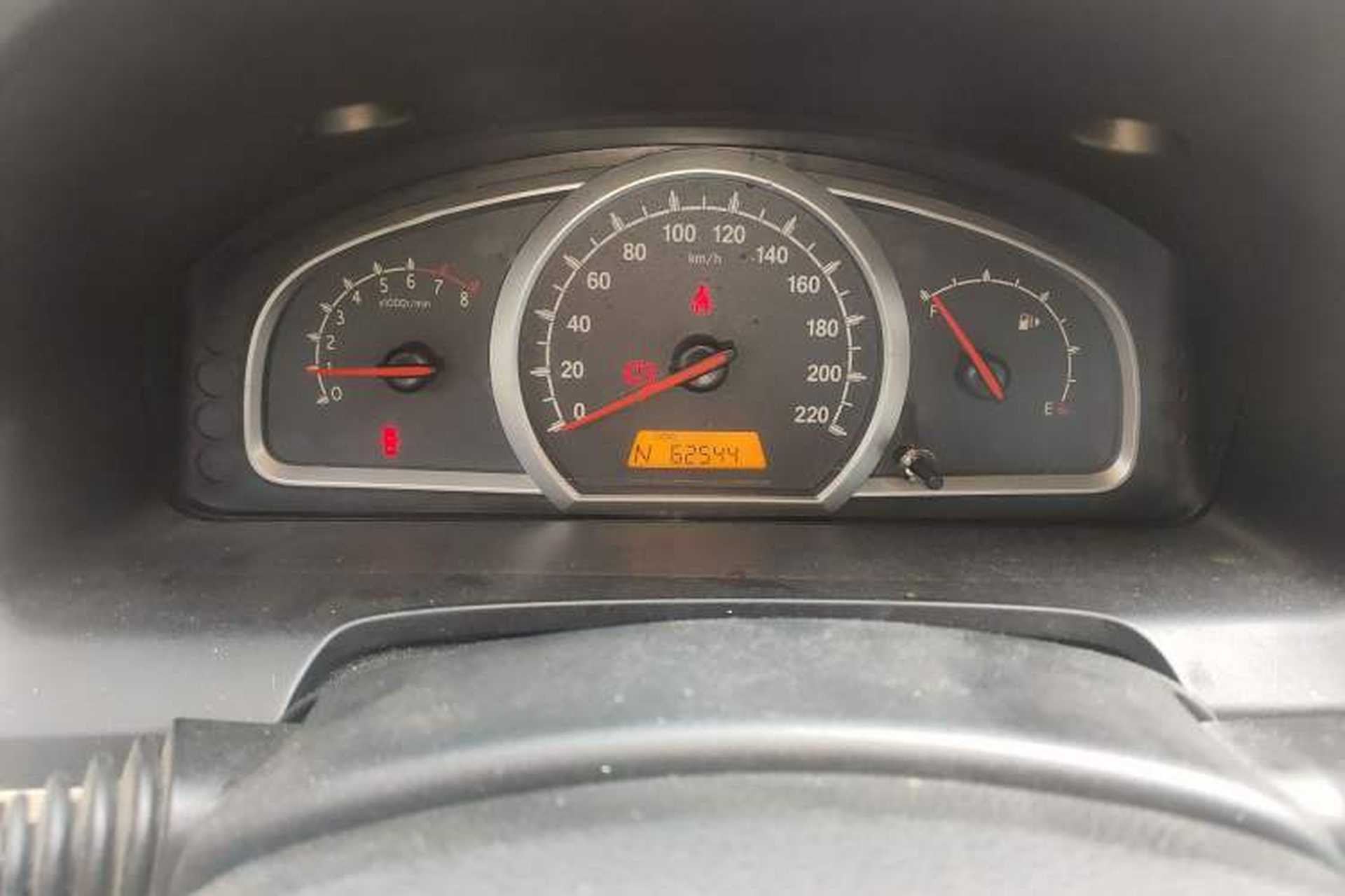 Used Baojun 630 2012 1.5L DVVT Automatic Elite Model Odometer Close Up