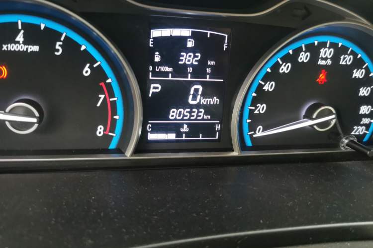 Used Baojun 630 2014 1.5L Automatic Elite Model Odometer Close Up