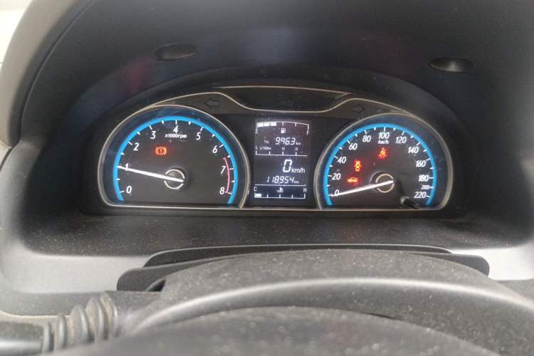 Used Baojun 630 2014 1.5L manual Comfort trim level Odometer Close Up