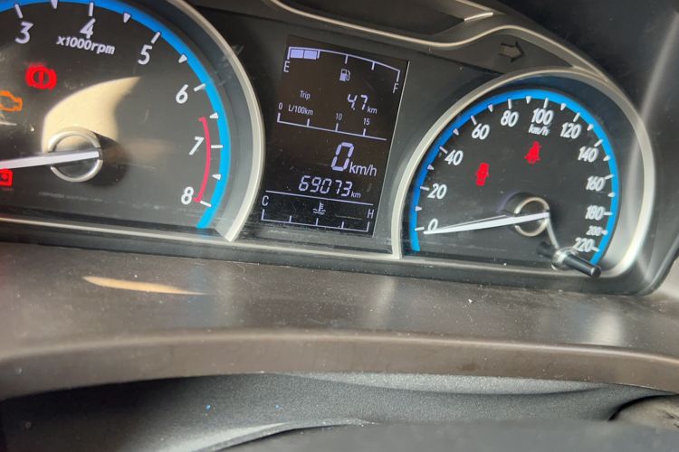 Used Baojun 630 2016 1.5L manual Comfort trim level Odometer Close Up