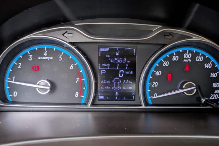 Used Baojun 630 2016 1.5L automatic comfort version Odometer Close Up
