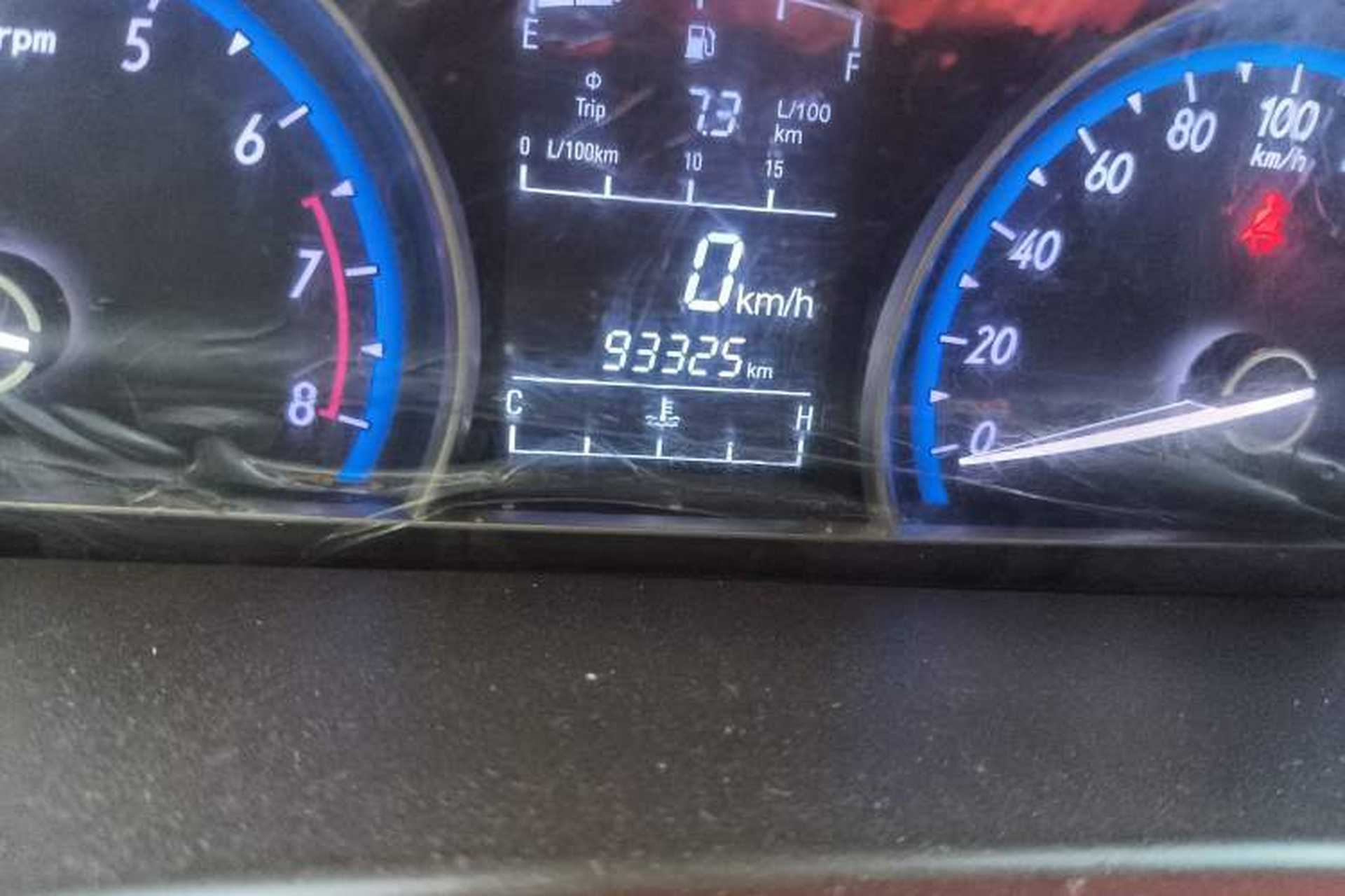 Used Baojun 630 2016 1.5L manual Comfort trim level Odometer Close Up