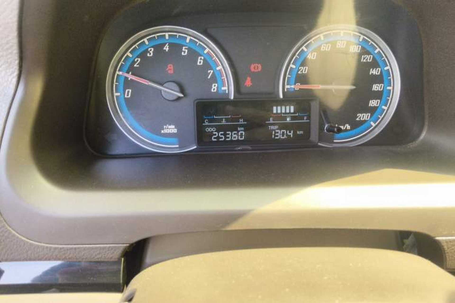 Used Baojun 730 2014 1.5L manual Comfort version 7 seats Odometer Close Up