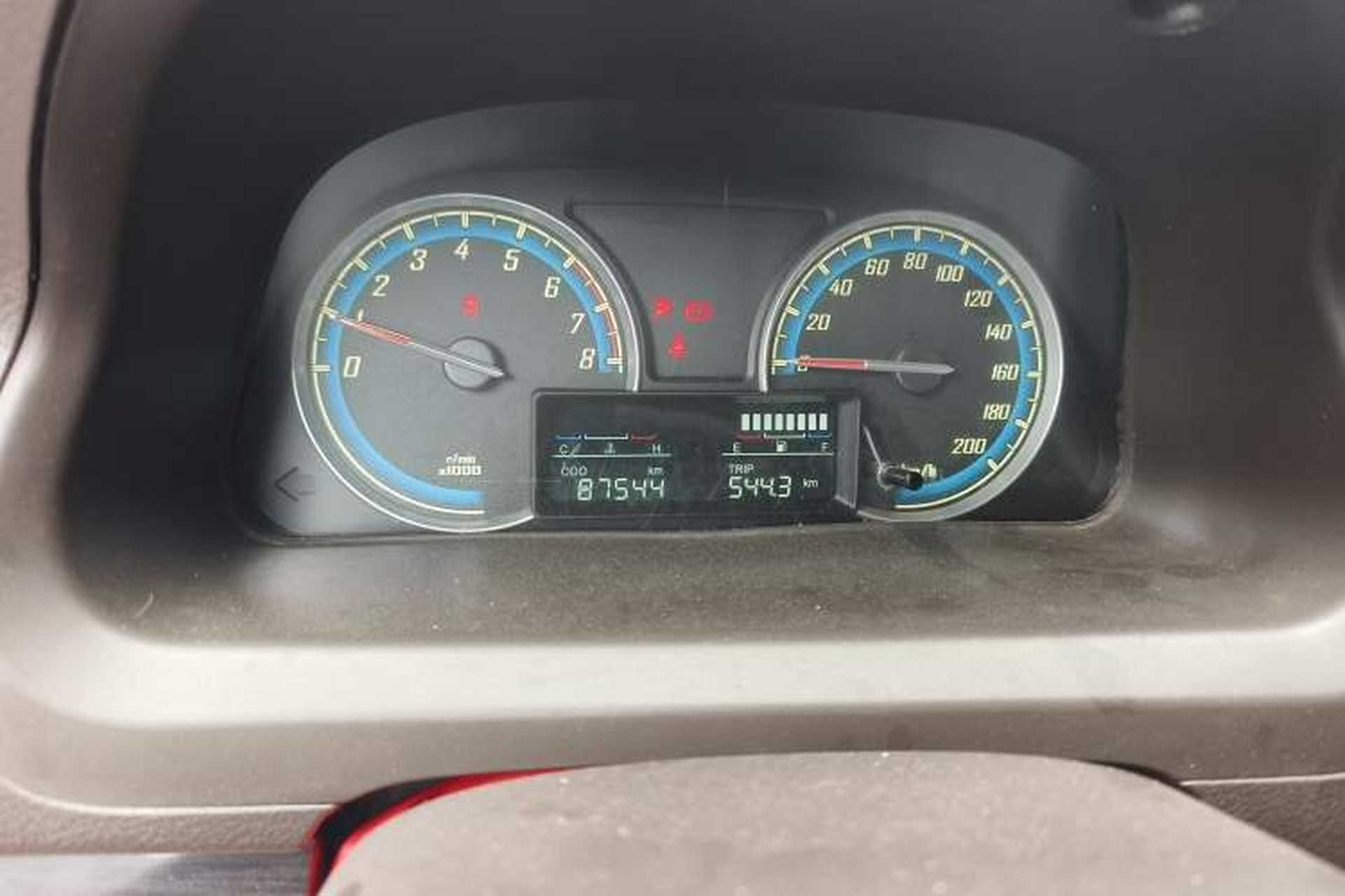 Used Baojun 730 2015 1.8L Manual Luxury Navigation ESP Version 7-seater Odometer Close Up