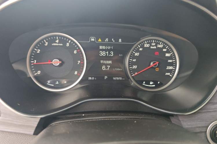 Used Baojun 730 2017 1.5T DCT Flagship Model 7 Seats China V Emission Standard Instrument Cluster