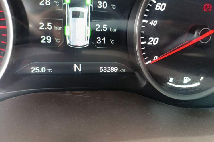 Used Baojun 730 2017 1.8L iAMT Prestige Version 7 Seats Odometer Close Up