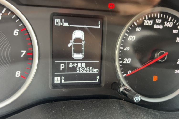 Used Baojun 730 2019 1.5T CVT Fashion Model 7 Seats China VI Emission Standard Odometer Close Up
