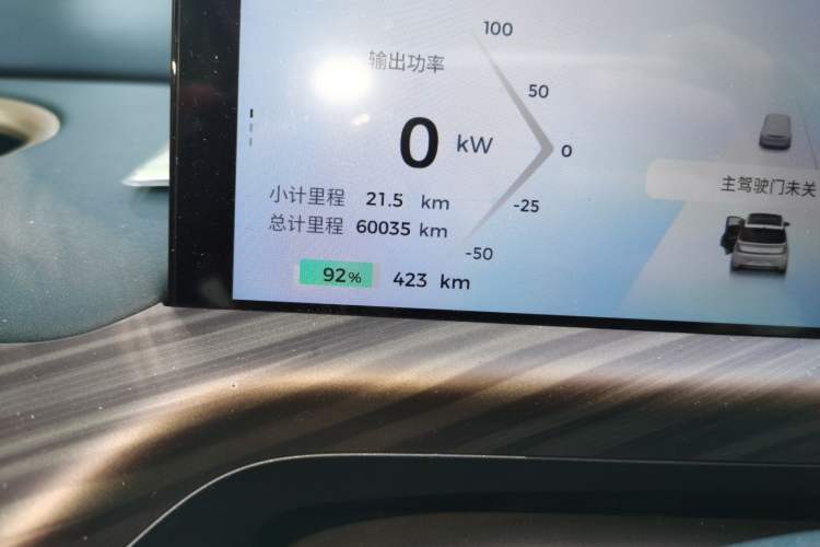 Used Baojun Cloud 2023 460 Max Lingxi Version Odometer Close Up