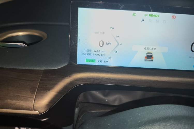 Used Baojun Cloud 2023 460 Max Lingxi Version Odometer Close Up