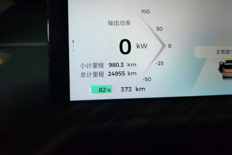 Used Baojun Cloud 2023 460 Max Odometer Close Up