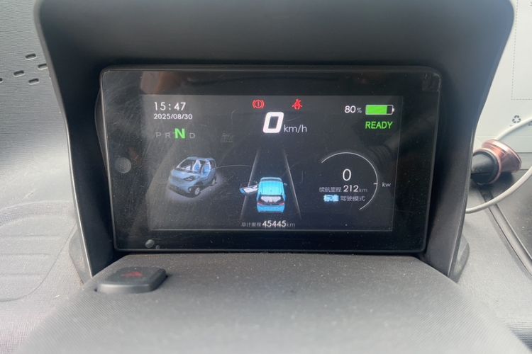 Used Baojun E100 2019 250KM Smart Drive Edition Odometer Close Up