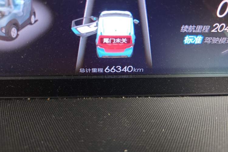 Used Baojun E100 2019 250KM Smart Drive Edition Odometer Close Up