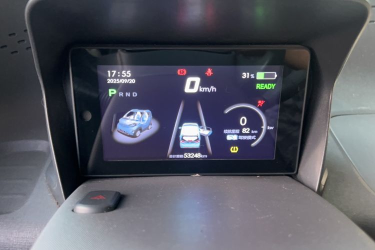 Used Baojun E100 2019 250KM Smart Drive Edition Odometer Close Up